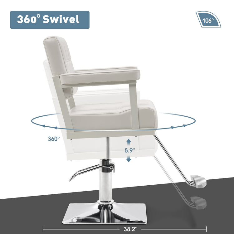 Styling Salon Chair, Hydraulic Pump Swivel Salon Equipment 8816