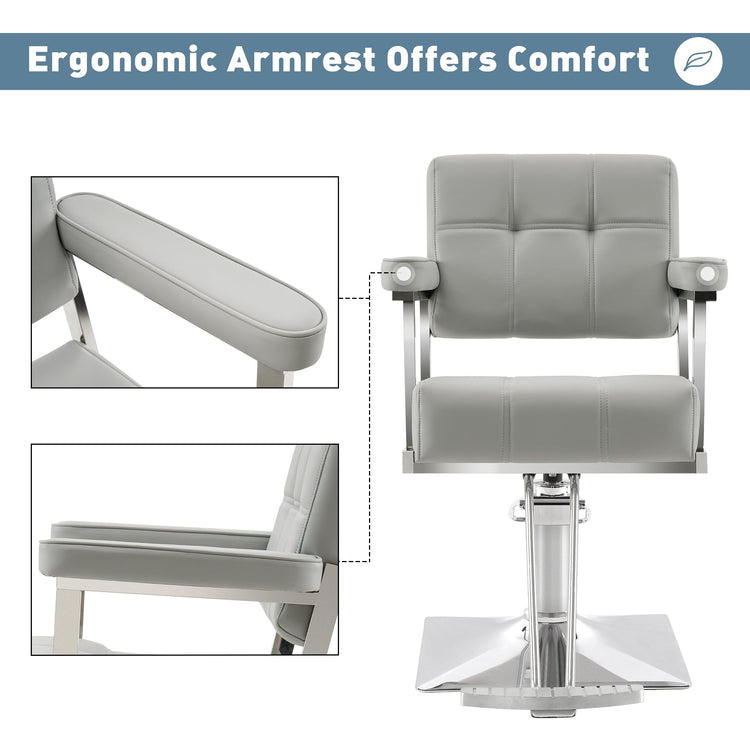 Styling Salon Chair, Hydraulic Pump Swivel Salon Equipment 8816