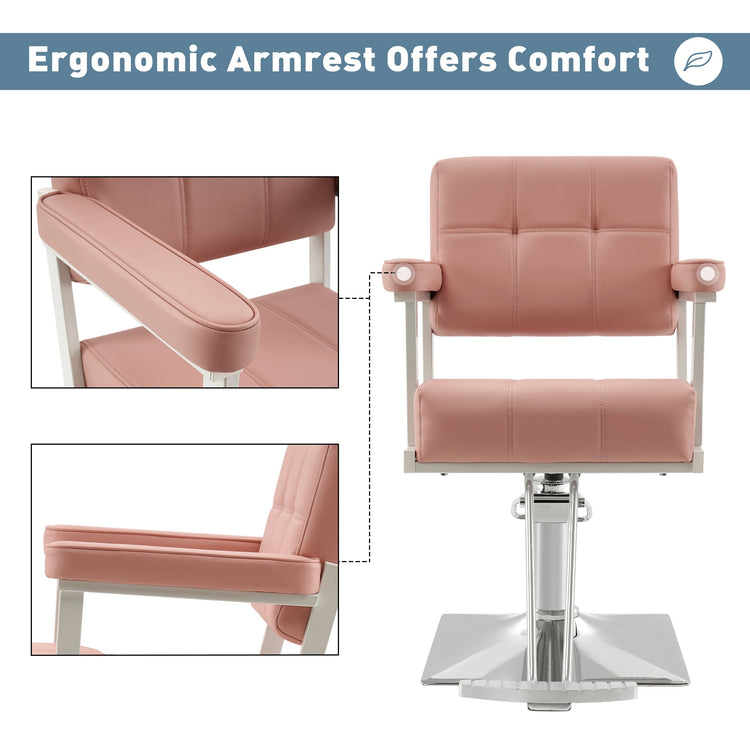 Styling Salon Chair, Hydraulic Pump Swivel Salon Equipment 8816