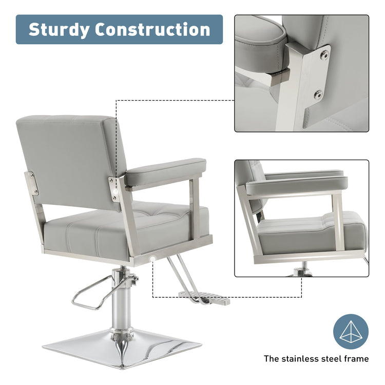 Styling Salon Chair, Hydraulic Pump Swivel Salon Equipment 8816
