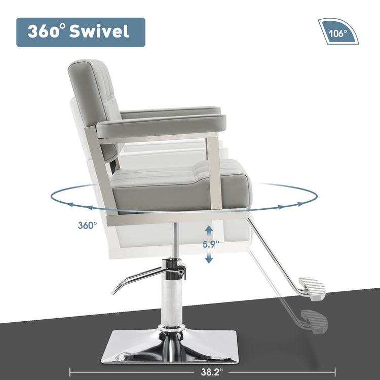 Styling Salon Chair, Hydraulic Pump Swivel Salon Equipment 8816