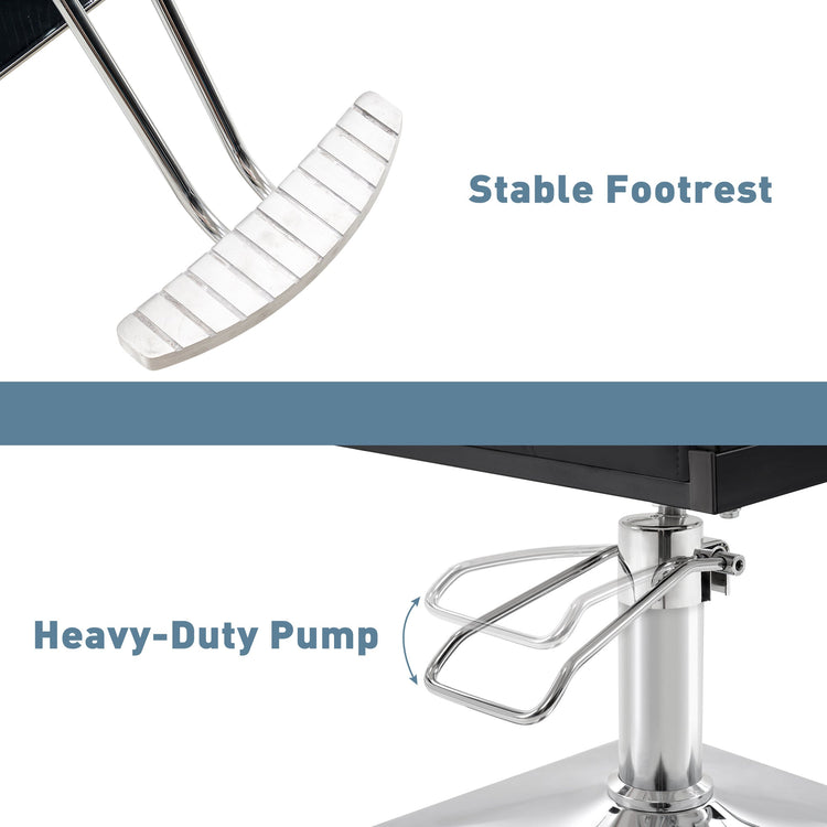 Styling Salon Chair, Hydraulic Pump Swivel Salon Equipment 8816