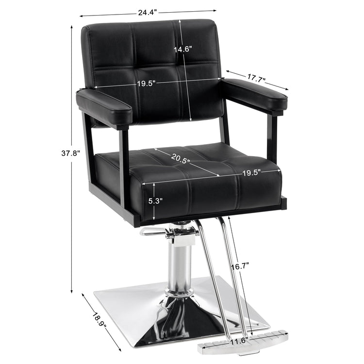 Styling Salon Chair, Hydraulic Pump Swivel Salon Equipment 8816