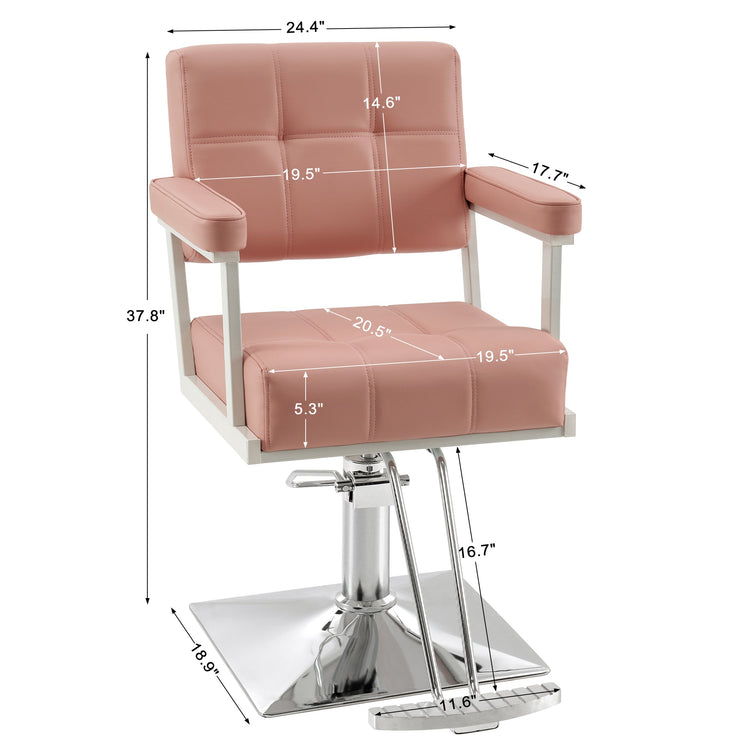 Styling Salon Chair, Hydraulic Pump Swivel Salon Equipment 8816
