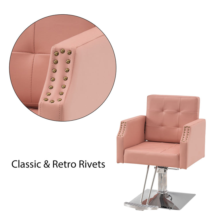Classic Salon Chair For Hair Stylist, Home Salon Spa Equipment 8818