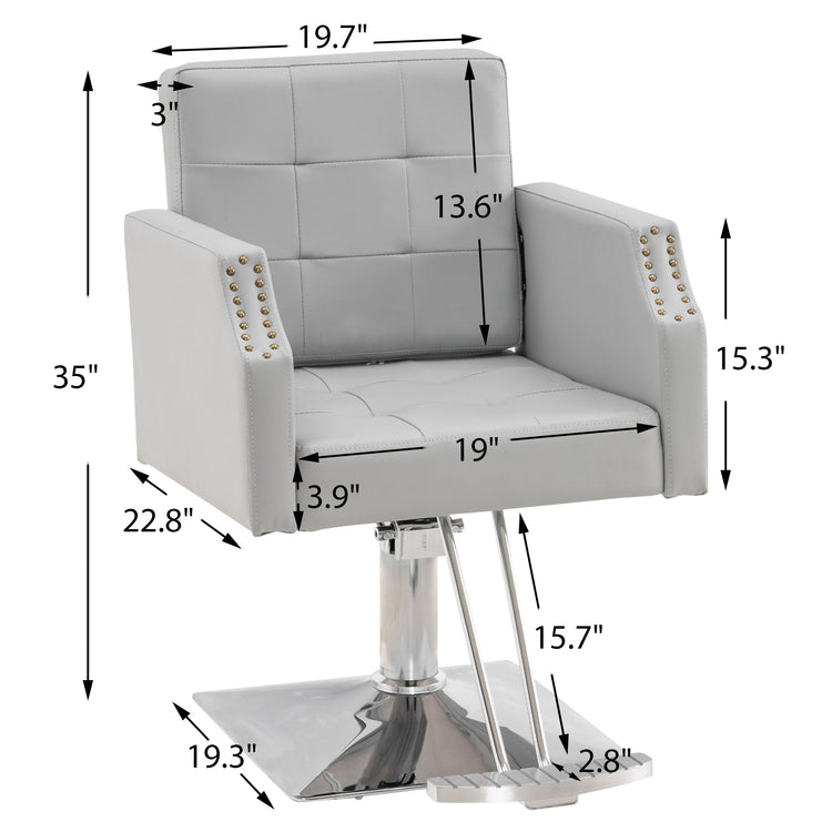 Classic Salon Chair For Hair Stylist, Home Salon Spa Equipment 8818