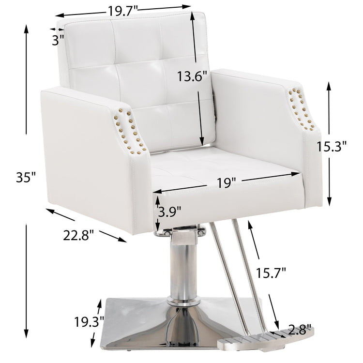 Classic Salon Chair For Hair Stylist, Home Salon Spa Equipment 8818
