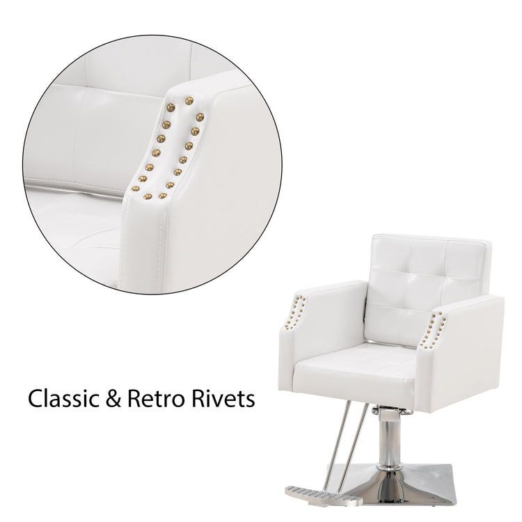 Classic Salon Chair For Hair Stylist, Home Salon Spa Equipment 8818