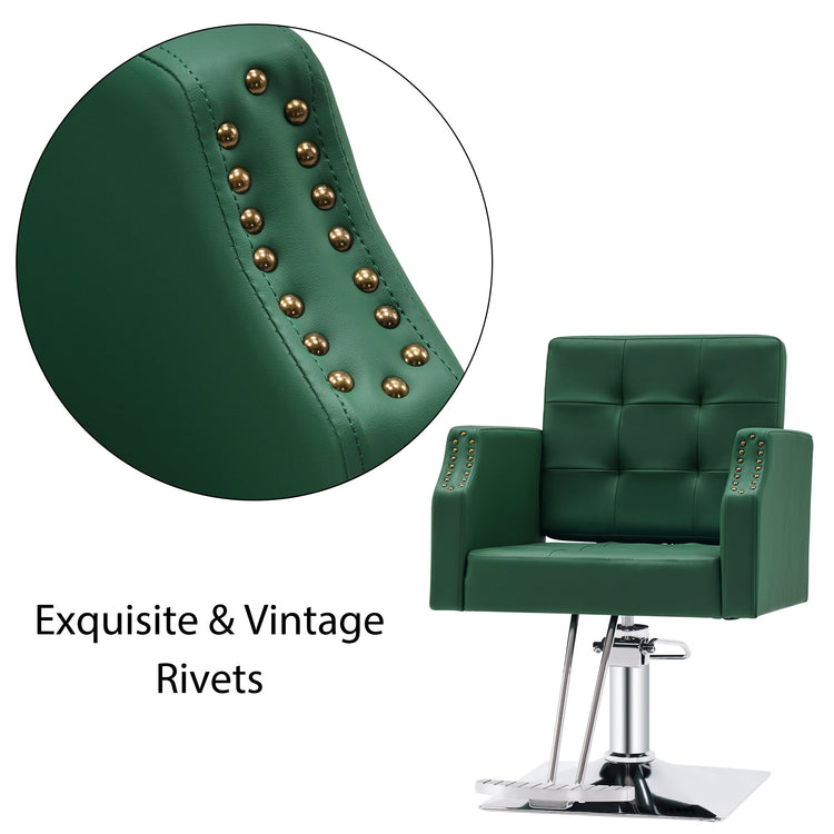Classic Salon Chair For Hair Stylist, Home Salon Spa Equipment 8818