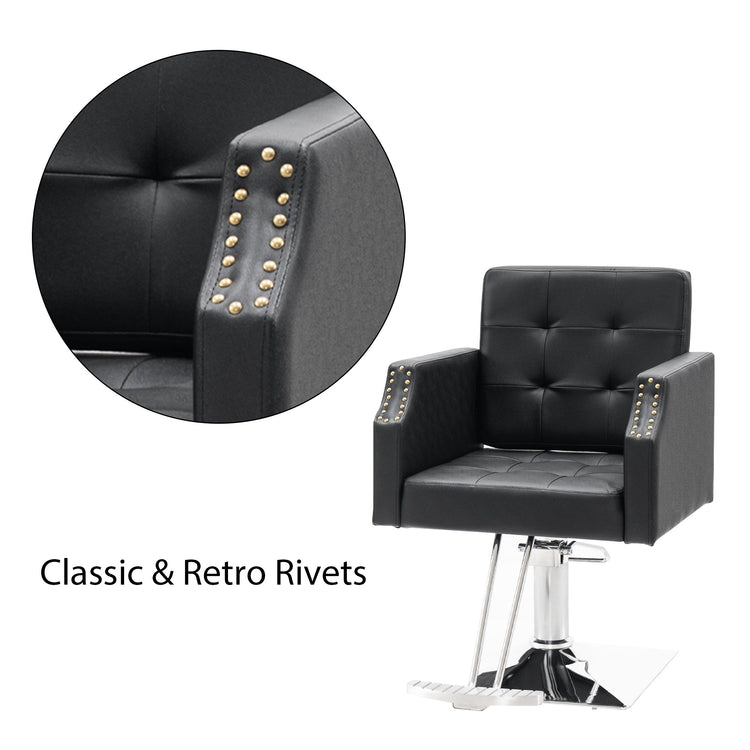 Classic Salon Chair For Hair Stylist, Home Salon Spa Equipment 8818