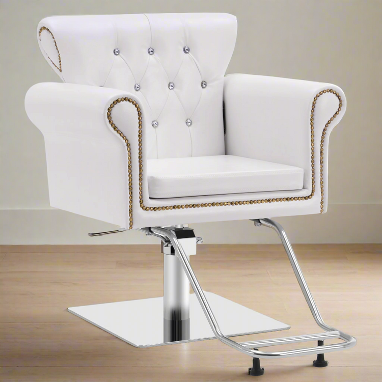 Hydraulic Salon Chair, Vintage Hair Styling Spa Salon Equipment 8899