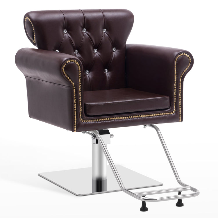 Hydraulic Salon Chair, Vintage Hair Styling Spa Salon Equipment 8899