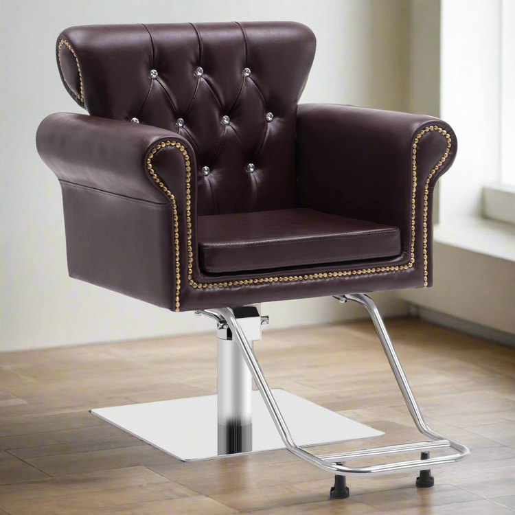 Hydraulic Salon Chair, Vintage Hair Styling Spa Salon Equipment 8899