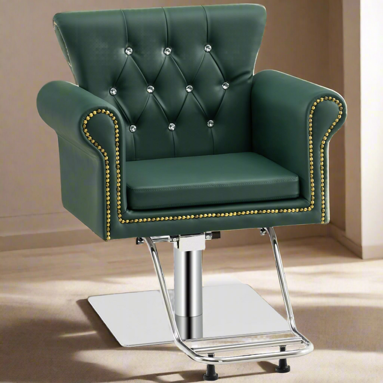Hydraulic Salon Chair, Vintage Hair Styling Spa Salon Equipment 8899
