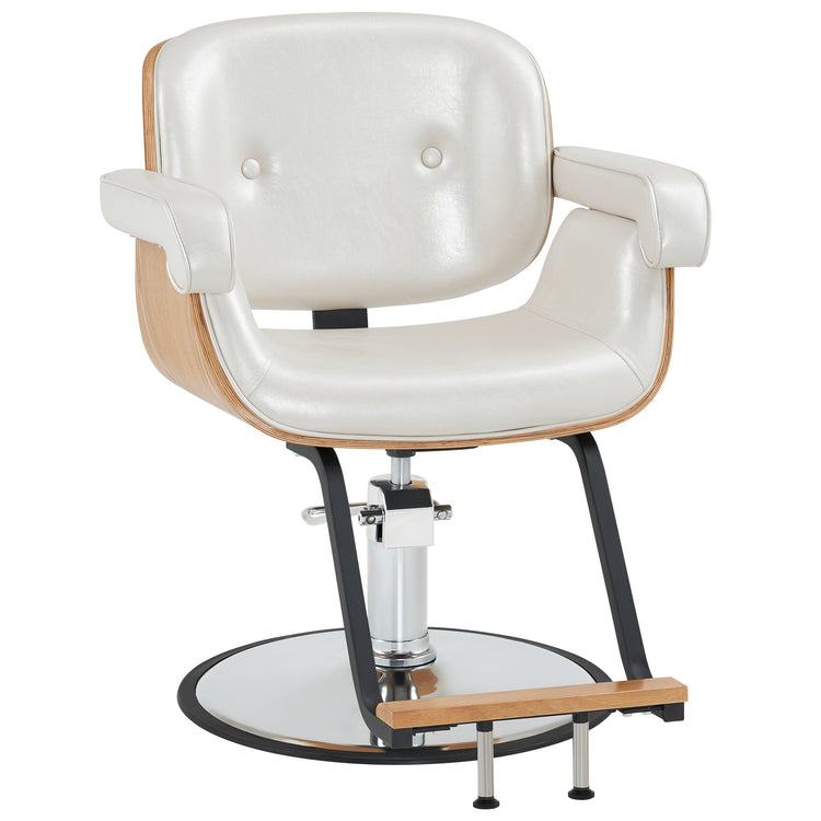 Wooden Swivel Salon Chair For Hair Stylist, Hair Styling Chair 9262