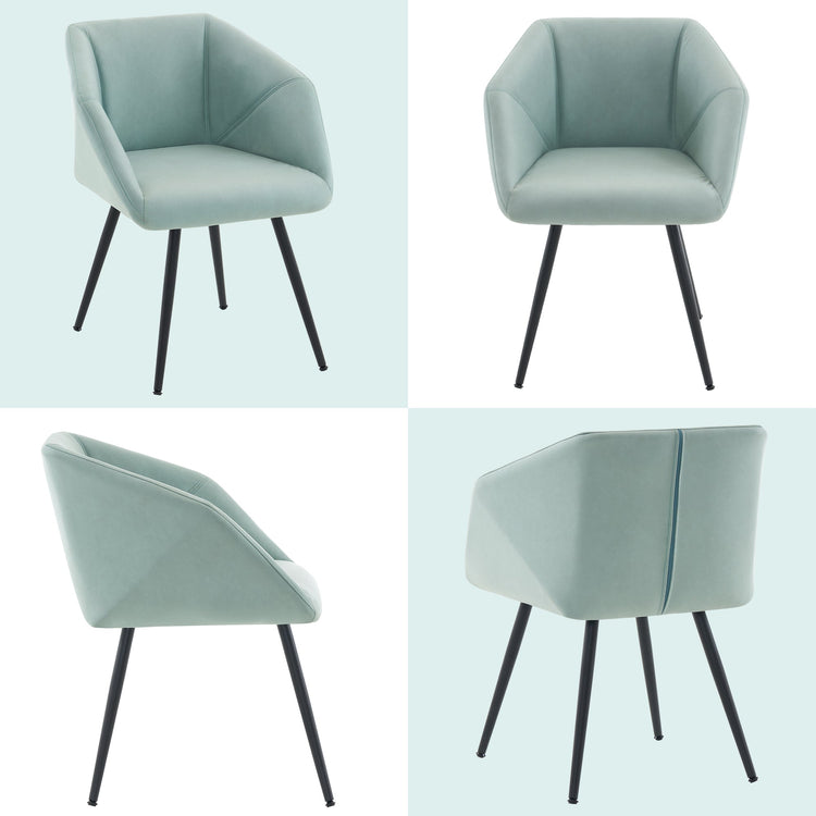 Manicure Chair With Metal Support Leg Makeup Chair For Beauty 3544