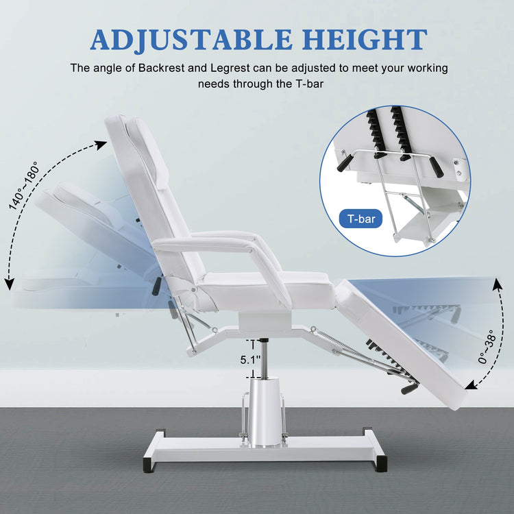 Hydraulic Massage Bed Height Adjustable Tattoo Spa Chair 2753