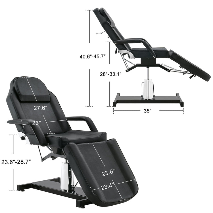 Hydraulic Massage Bed Height Adjustable Tattoo Spa Chair 2753