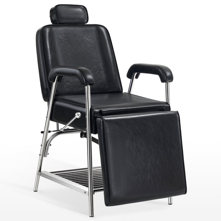 Professional Tattoo Chair With Headrest Massage Bed With Storage Shelf 2767