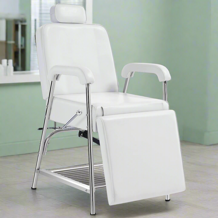 Professional Tattoo Chair With Headrest Massage Bed With Storage Shelf 2767