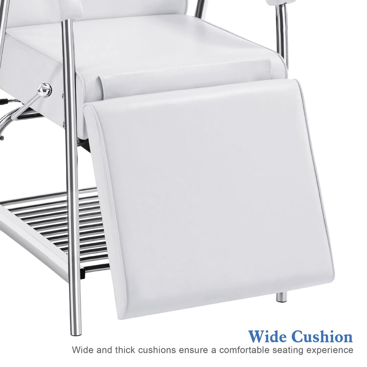 Professional Tattoo Chair With Headrest Massage Bed With Storage Shelf 2767