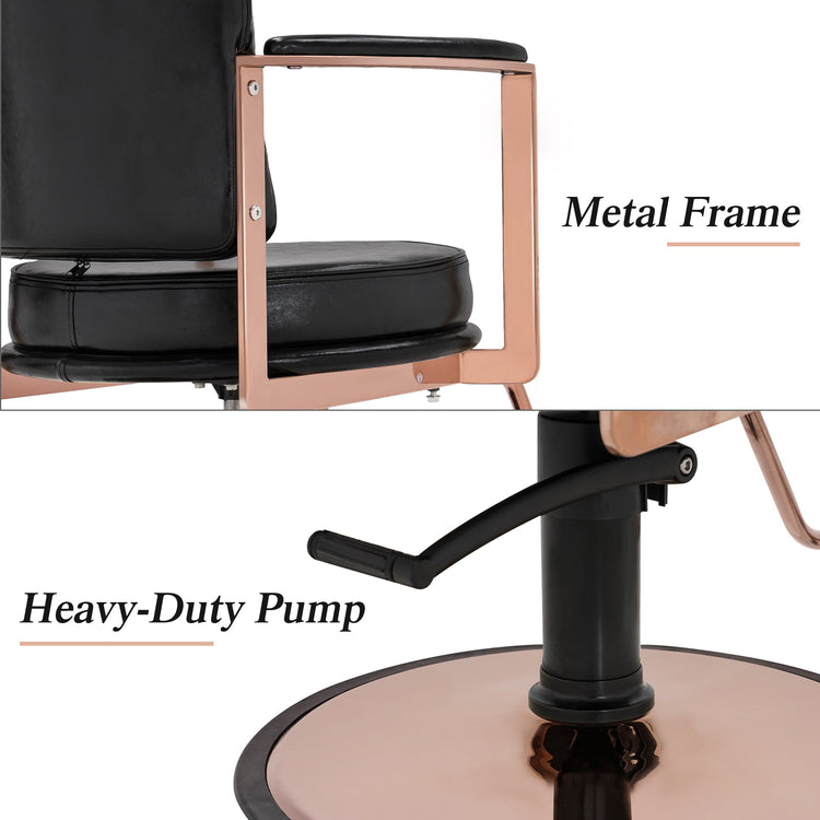 Salon Chair For Hair Stylist, Hydraulic Beauty Spa Equipment 3076