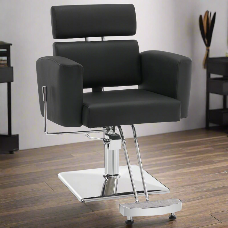 Barber Salon Chair For Hair Stylist, Hydraulic Reclining Styling Chair 9410