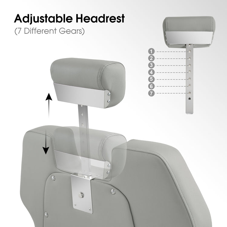 Electric Barber Chair, Reclining Salon Styling Chair For Hair Stylist 9108