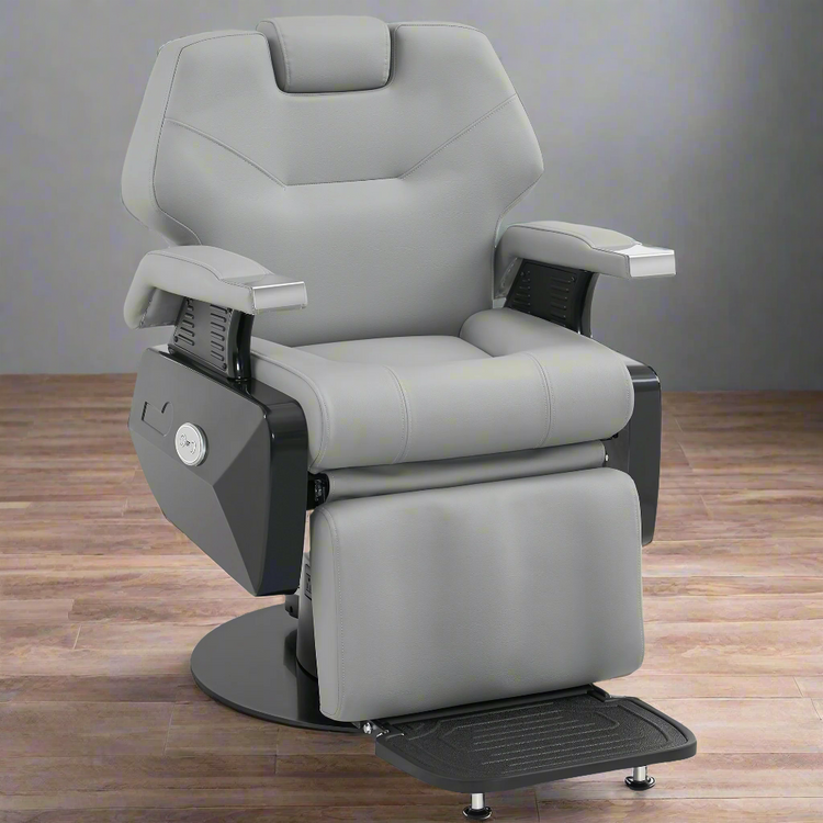 Electric Barber Chair, Reclining Salon Styling Chair For Hair Stylist 9108