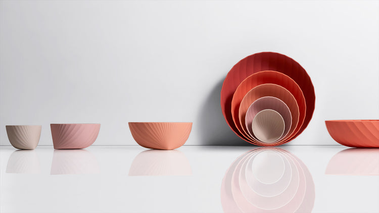 Camellia Bowl Set - RedDot Design Award Winner (Set of 5)