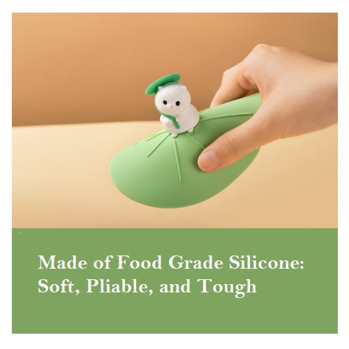 The Forbidden City Cat | Rain Cat with Lotus Leaf Silicone Cup Lid