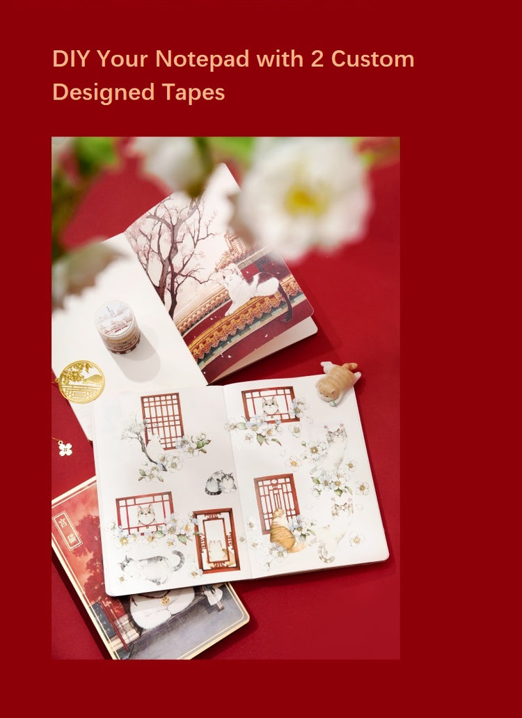 The Forbidden City Cat | Hand-painted Notebook Set