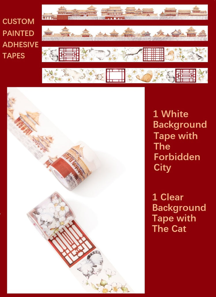 The Forbidden City Cat | Hand-painted Notebook Set