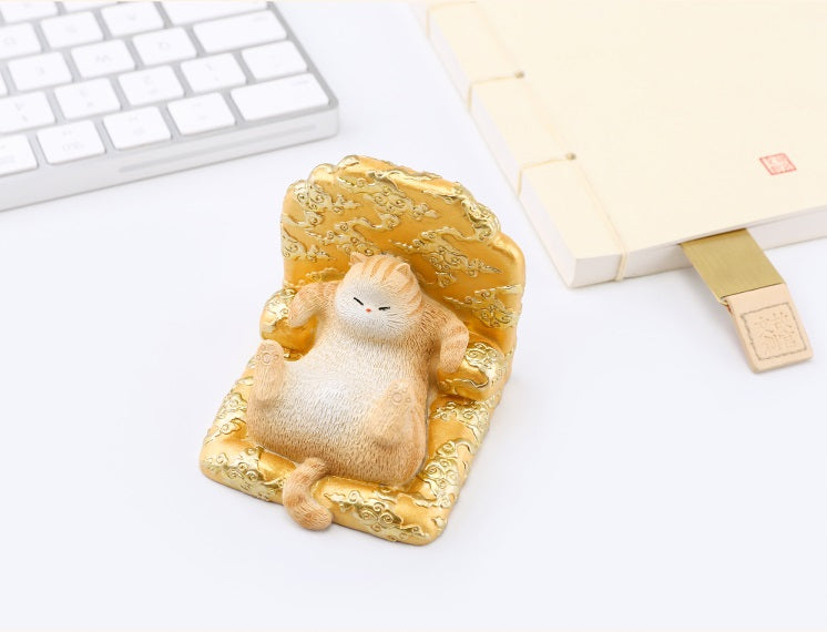 The Forbidden City Cat | Emperor Cat Cell Phone Stand