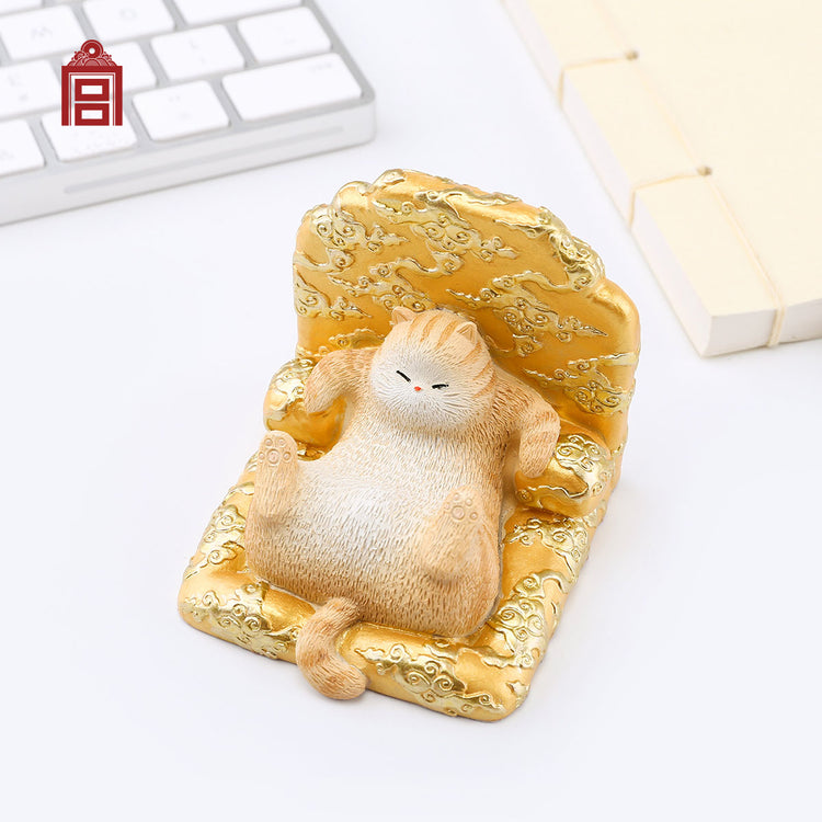 The Forbidden City Cat | Emperor Cat Cell Phone Stand
