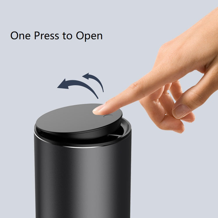 Portable Car Cup-holder Mini Car Trash Can with Lid