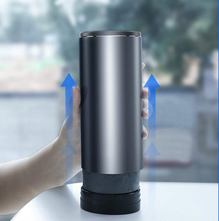 Portable Car Cup-holder Mini Car Trash Can with Lid
