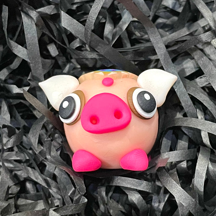 Lucky Charm Mini Pig Decoration Craft (Set of 2)