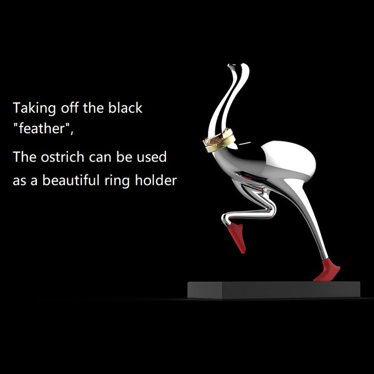 Running Ostrich Office Paper Clips Magnetic Organizer