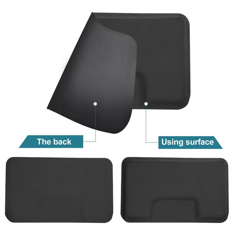 3'X5' Feet Salon Floor Mat Anti Fatigue Mat For Hair Stylist Rectangle 0.5" Thick 0040