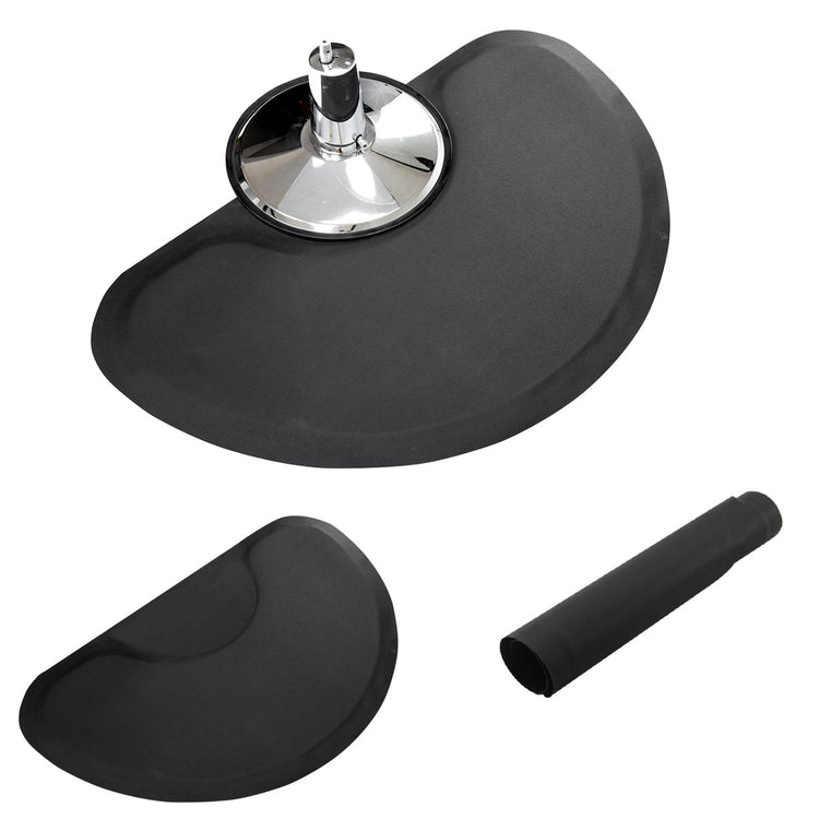 3'X4' Barber Mat Anti-Fatigue Floor Mat Circle 1"Thick 0025