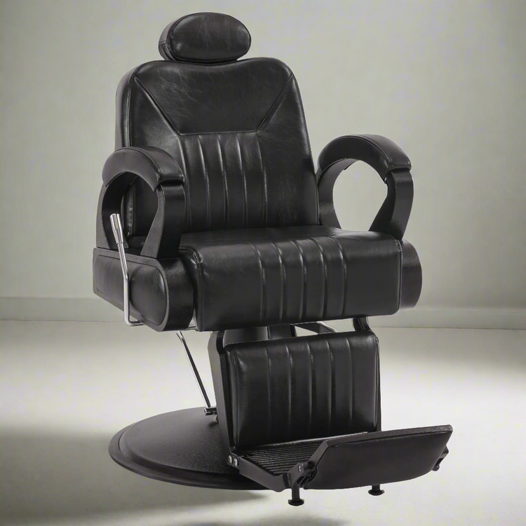 All Purpose Barber Chair,Reclining Hair Stylist Salon Chair With Headrest 9502