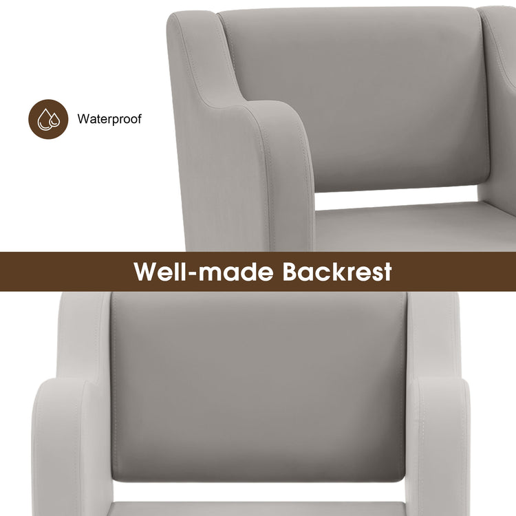 Salon Chair For Hair Stylist, Hydraulic Barber Styling Chair Brown 3802