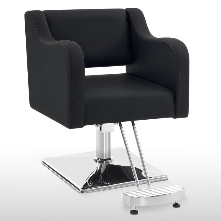 Salon Chair For Hair Stylist, Hydraulic Barber Styling Chair Brown 3802
