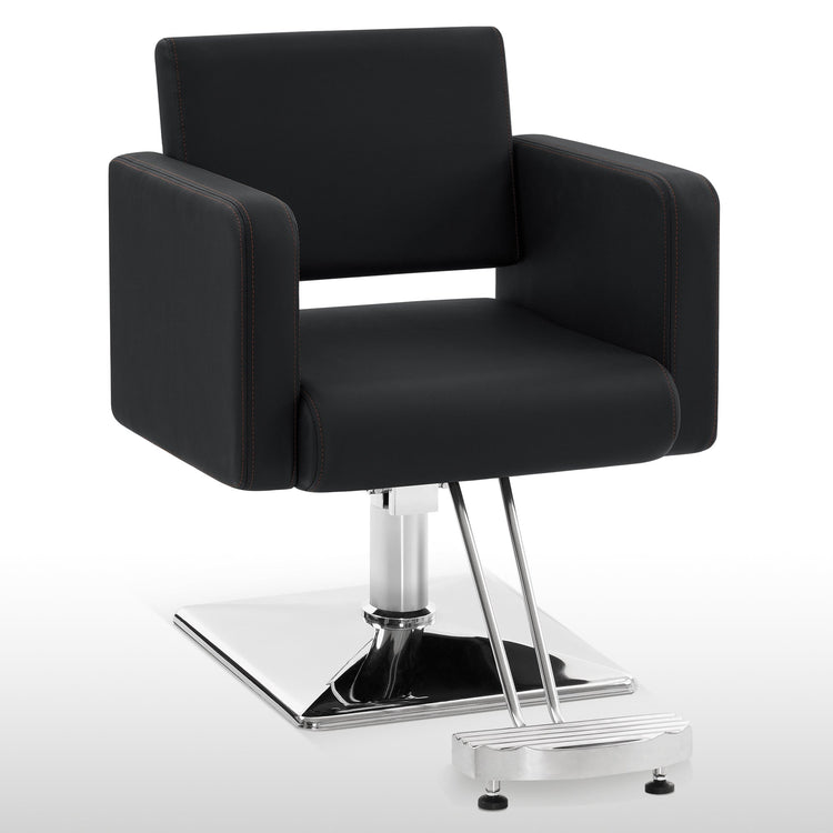 Styling Salon Chair For Hair Stylist, Black Hydraulic Barber Chair 3805