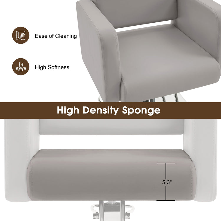Styling Salon Chair For Hair Stylist, Black Hydraulic Barber Chair 3805