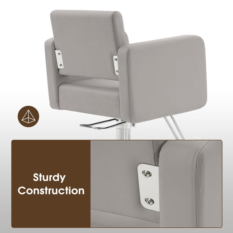 Styling Salon Chair For Hair Stylist, Black Hydraulic Barber Chair 3805
