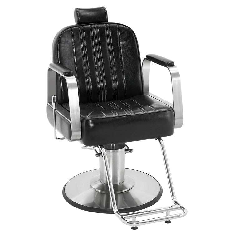 Barber Chair For Hair Stylist, All Purpose Reclining Salon Styling Chair 8548