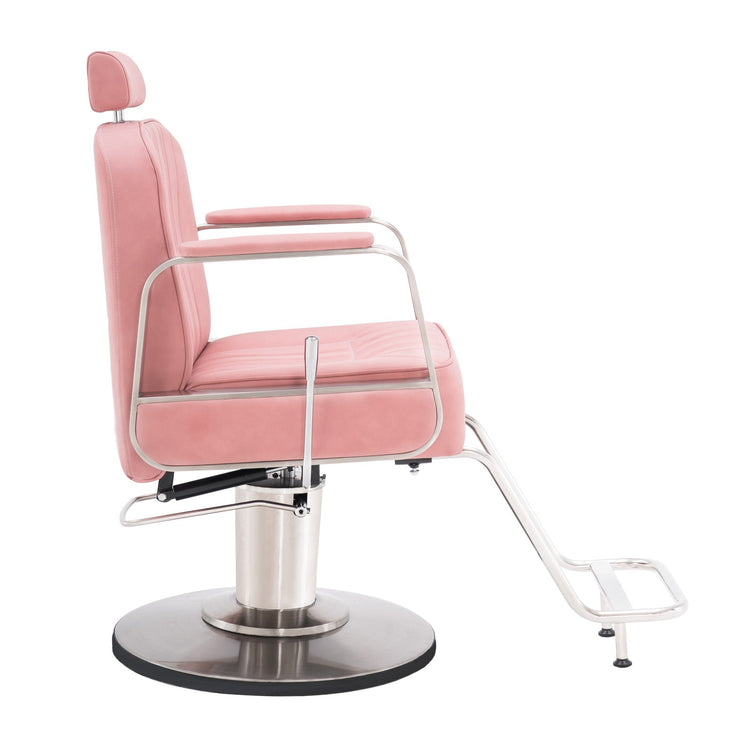 Barber Chair For Hair Stylist, All Purpose Reclining Salon Styling Chair 8548