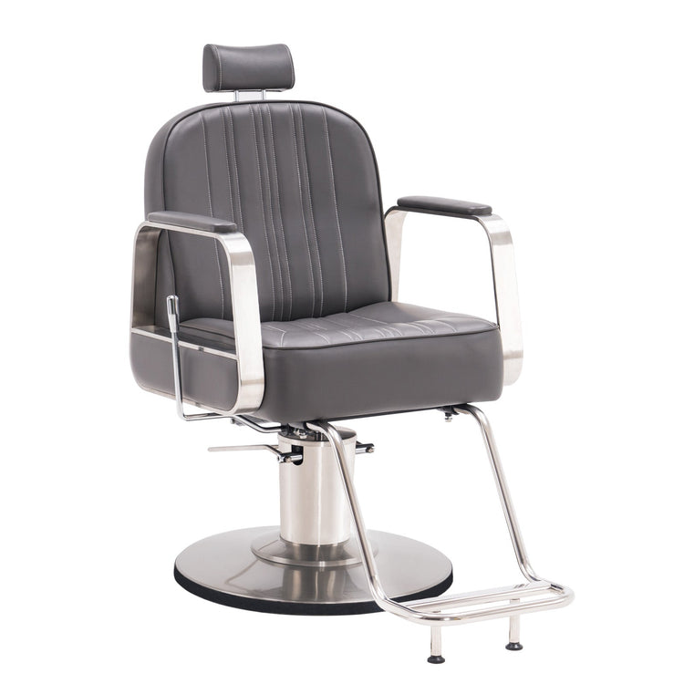 Barber Chair For Hair Stylist, All Purpose Reclining Salon Styling Chair 8548